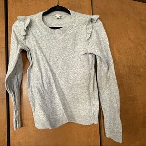 J. Crew Gray Crew Neck Sweater